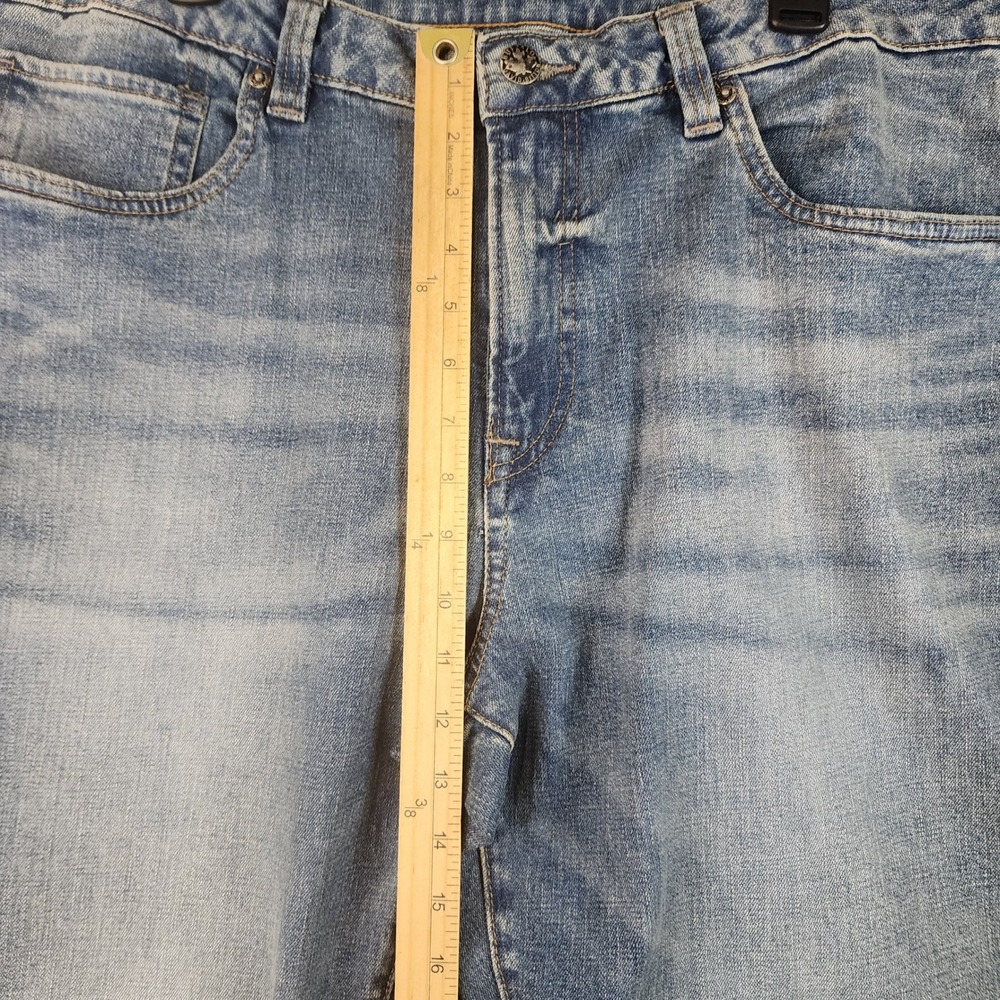 Buffalo David Bitton Driven Jeans Mens 40x30 Blue Relaxed Straight Leg Casual - Picture 6 of 15